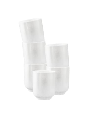 Seltmann Weiden 6er Set Kaffeebecher ohne Henkel Sento Home in 400 ml in Aura white