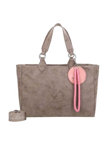 Fritzi aus Preußen Izzy Vintage Shopper Tasche 42 cm old wood