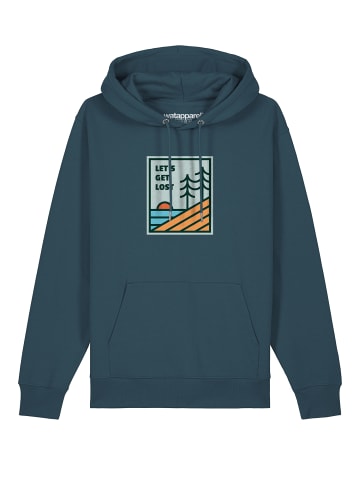 wat? Apparel Sweatshirt Let's Get Lost in Petrol