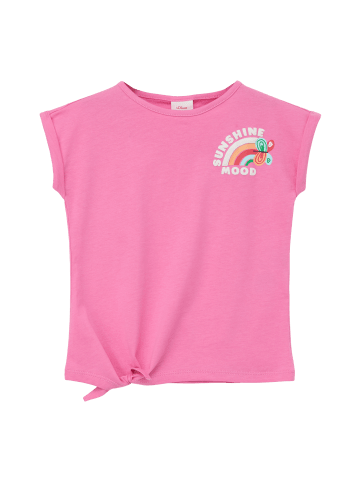 s.Oliver T-Shirt kurzarm in Pink