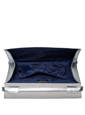 PICARD Auguri - Abendtasche 19 cm Rindsleder (viola) in silver
