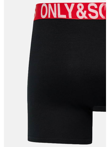 ONLY & SONS Long Short / Pant ONSFITZ SOLID BOXER in Schwarz