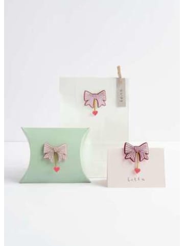 Rico Design Papeterie/PBS - 3D Sticker Schleifen / Herzen, Peach FSC MIX