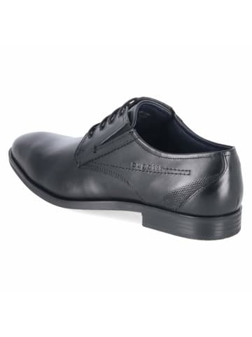 Bugatti Schnürhalbschuh in schwarz