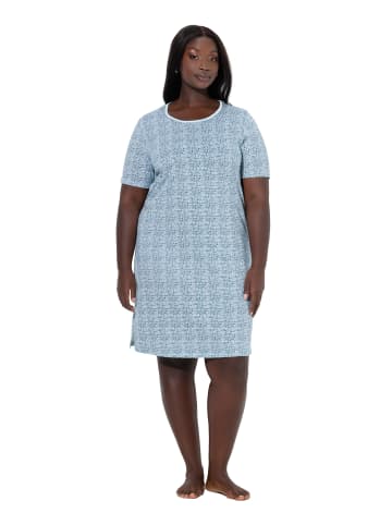 Ulla Popken Nachthemd in eismeerblau
