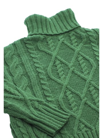 myMo Rollkragenpullover in GRÜN