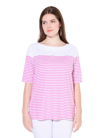 Ulla Popken Shirt in fuchsia pink