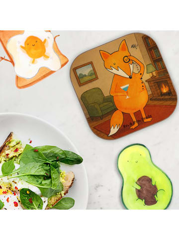 Mr. & Mrs. Panda Untersetzer für Gläser Fuchs Lord Design ohne S... in Weiß