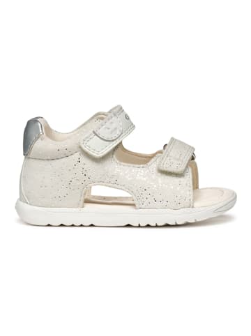 Geox Halbschuhe Weiß/Silber