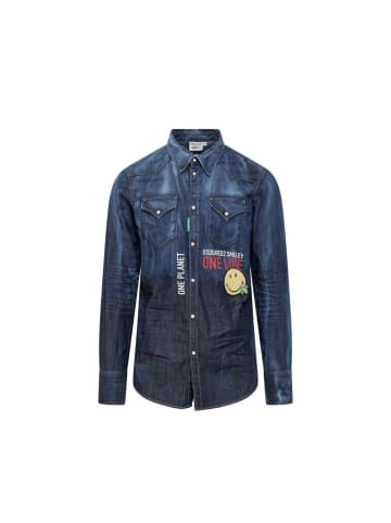 Dsquared² Blau Denim Hemd