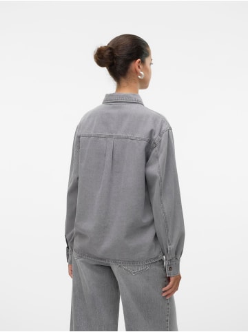 Vero Moda Jeanshemd in Light Grey Denim