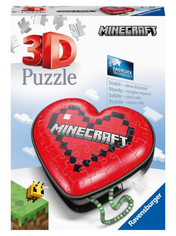 Ravensburger Ravensburger 3D Puzzle 11285 - Herzschatulle Minecraft - 54 Teile -...