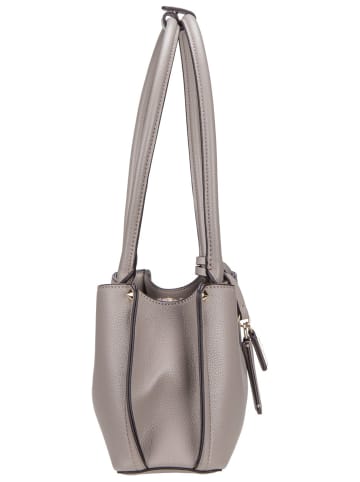 Guess Handtasche Meridian II Shoulder SAT in Dark Taupe