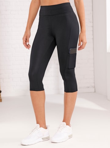Sieh an! Capri-Leggings in schwarz
