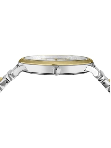 Versace Analoguhr für Damen in silber