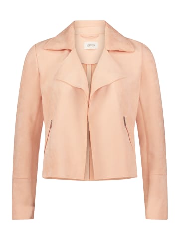 CARTOON Blazer-Jacke mit offenem Saum in Coral Pink