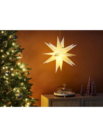 Beliani LED Deko BHAGIRATHI in Weiß - (W) 53 x (H) 44 x (L) 25 cm