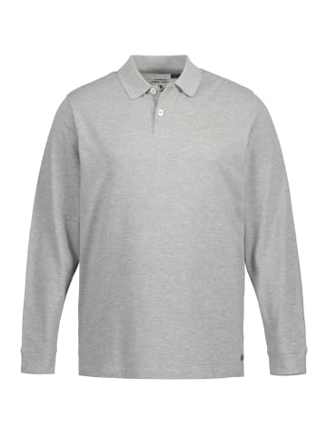 JP1880 Poloshirt in grau melange