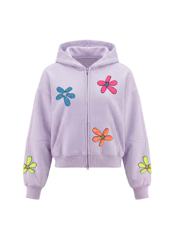 IZIA Women Hoodie in Lavender