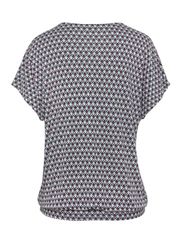 LASCANA Kurzarmshirt in türkis multi