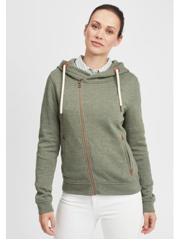 Oxmo Kapuzensweatjacke OXVicky Sweat Zip-Hoodie in Grün