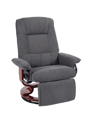 HOMCOM Relaxsessel-87L x 78B x 100H cm-Grau
