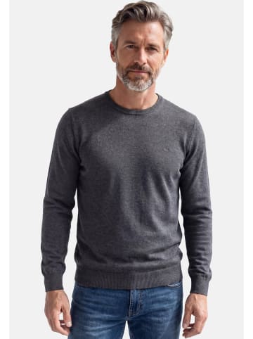 Redmond Pullover Basic in Dunkelgrau / dunkelblau