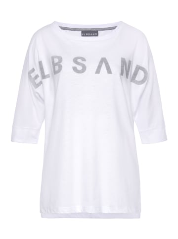 ELBSAND 3/4-Arm-Shirt in weiß