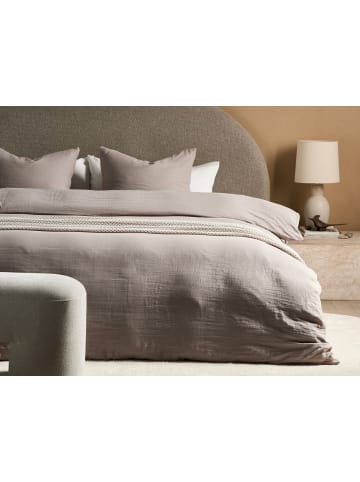 Beliani 3-tlg Bettwäsche-Set SUMNER in Beige