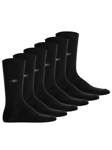 Tom Tailor Socken 6er Pack in Schwarz