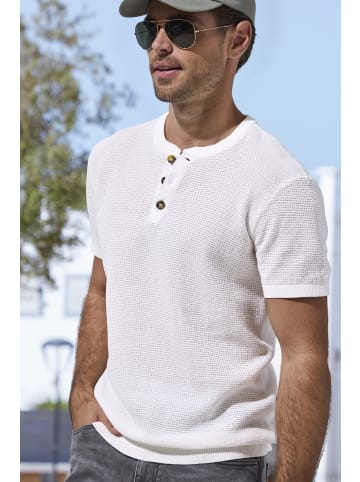 John Devin Kurzarmshirt in offwhite