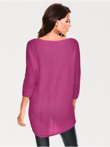 Heine V-Ausschnitt-Pullover in pink