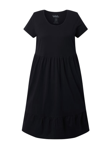 Ulla Popken Midikleid in schwarz