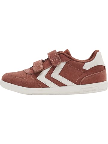 Hummel Hummel Sneaker Victory Suede Kinder in COPPER BROWN