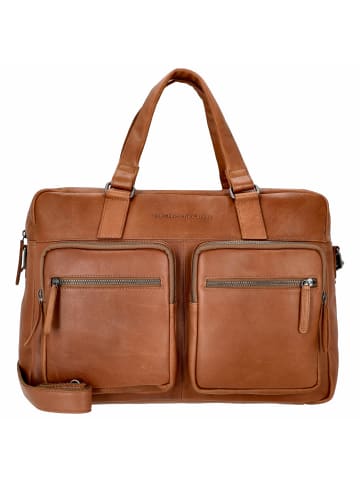 The Chesterfield Brand Misha - Aktentasche 17" Leder 43 cm (black) in cognac