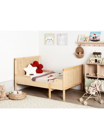 Beliani Kinderbett MONTIGNY in Braun - (W) 95 x (H) 80 x (L) 135 cm