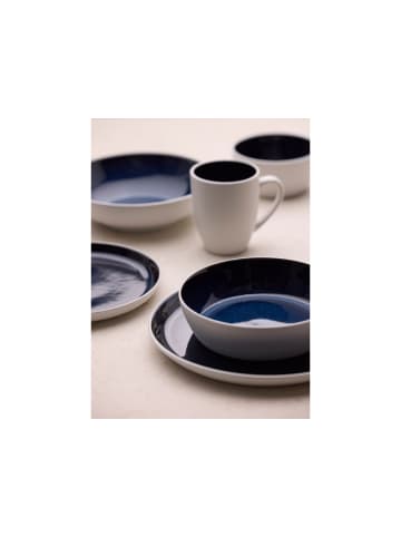 Bitz Becher Gastro in Weiss/Dunkelblau