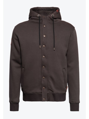 King Kerosin Sweatjacke in Braun