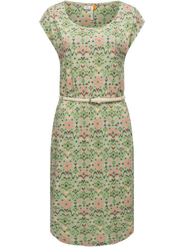 ragwear Sommerkleid Lilithe Ikat in Dusty Green