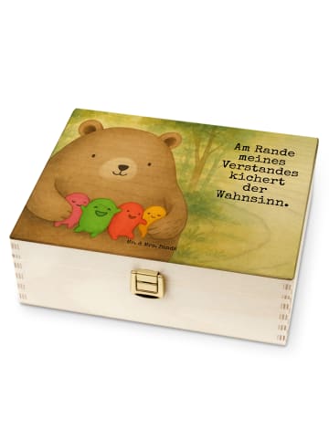 Mr. & Mrs. Panda Tee Organizer Bär Gefühl Design mit Spruch in Weiß