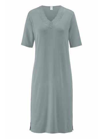 Hessnatur Hessnatur Kurzarm Nachthemd PURE SENSE aus TENCEL™ Modal in nebelblau