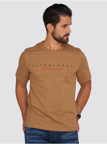 Jack & Jones T-Shirt - JJHARRISON TEE SS CREW NECK in Cinnamon