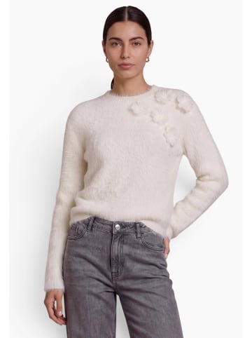 Zero  Strickpullover mit Effektgarn in Eggnog