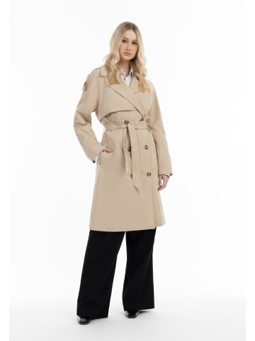 DreiMaster Klassik Klassischer Trenchcoat in Beige