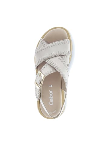 Gabor Plateau Sandaletten in Beige