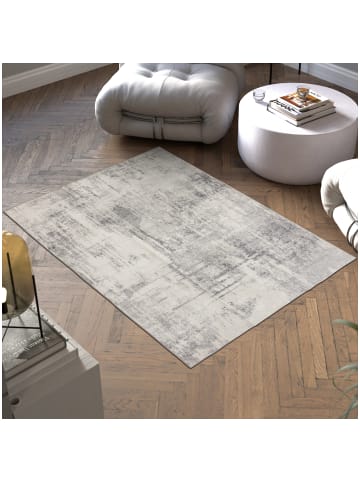 tectake Vintage Designer Teppich Nadira, rutschfeste Unterseite, beige/grau