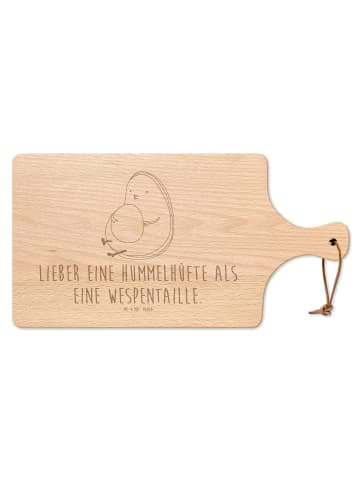Mr. & Mrs. Panda Frühstücksbrettchen Avocado Pfeifen mit Spruch in Transparent