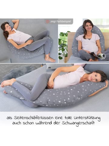 Theraline Stillkissen Das Original mit Dinkelspelz-Füllung in braun,grau,motiv