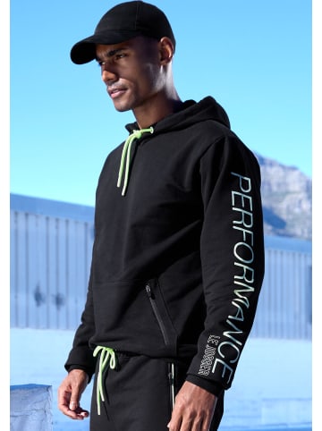 LE JOGGER Kapuzensweatshirt in schwarz