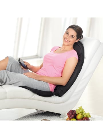 VITALmaxx Massagematte 5-Zonen Sessel & Stuhl 12V schwarz Wärmefunktion  Schwarz